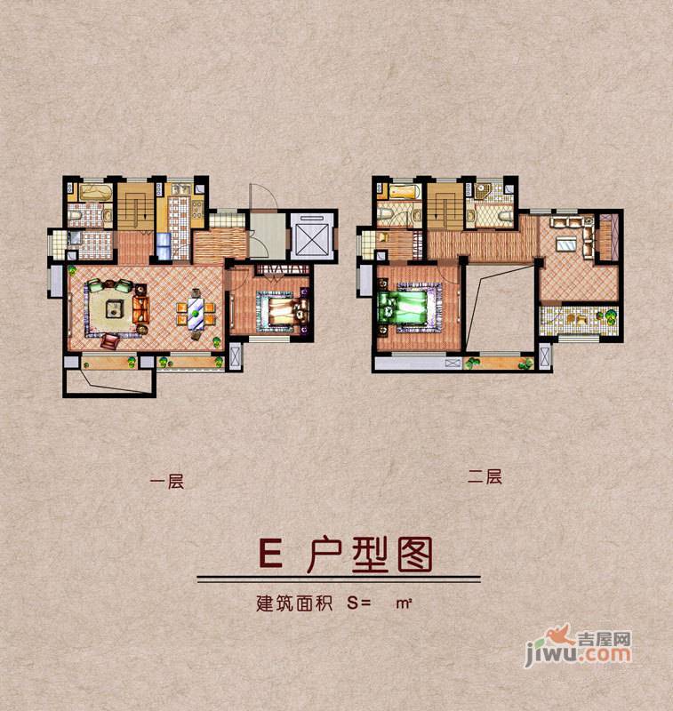 新城香溢璟庭e户型图|新城香溢璟庭3房2厅2卫户型图