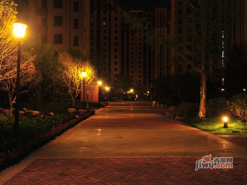 建业森林半岛-建业森林半岛一期小区夜景实景图-15