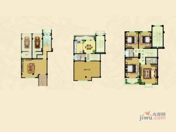 扬州天鹅湾墅园别墅户型图-房型图-平面图-吉屋网