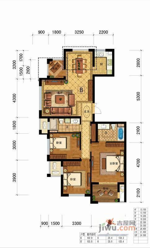 绍兴万昌迎恩府迎恩府公寓户型图户型图_首付金额__0.