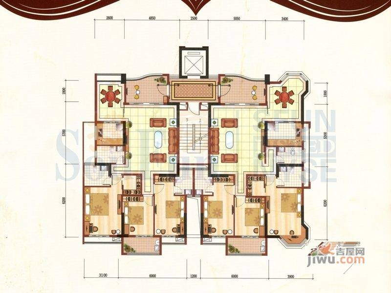 富春华庭富春华庭b幢2梯01-户型图|富春华庭户型图_澄海富春华庭