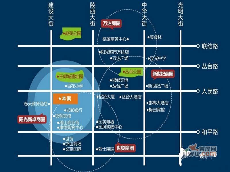 陽光新卓廣場位置交通圖