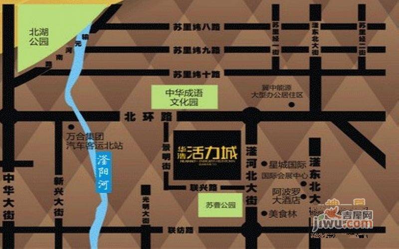 華浩活力城位置交通圖