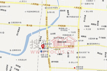 楼市资讯 区域报告 邯郸火车站改革开放30年精华  邯郸火车站地图图片
