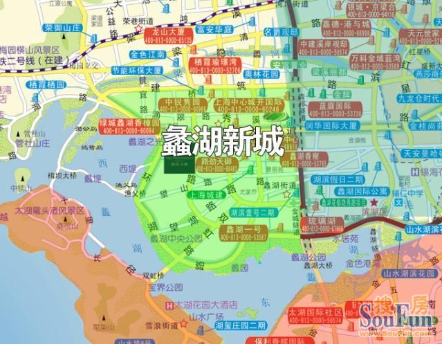 无锡未来的"浦东" 盘点滨湖