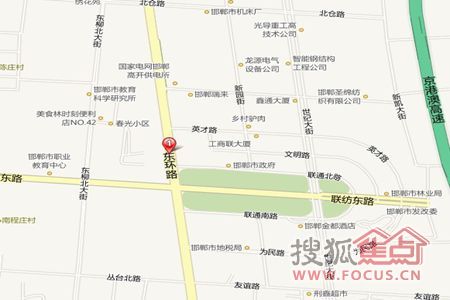 东柳大街,东环路,联纺路,北仓路--便捷完善的交通网络,让城市的每个