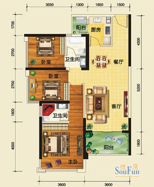 气温骤降小户型房子好保暖 南宁市小户型大推荐