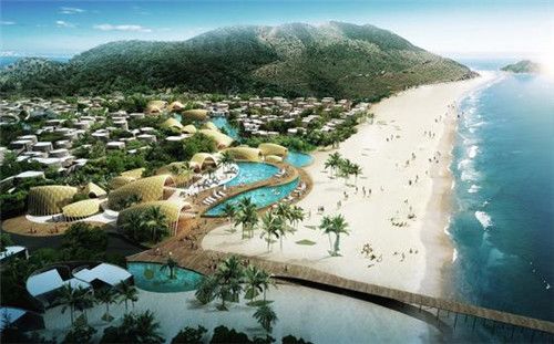 三亚西岛地中海度假村 人工泻湖包围极为惬意