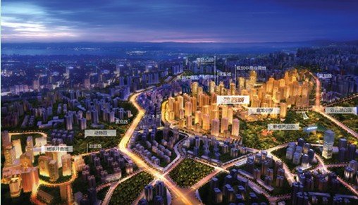 做九龙坡的"新牌坊 中央生活区登陆盘龙西城
