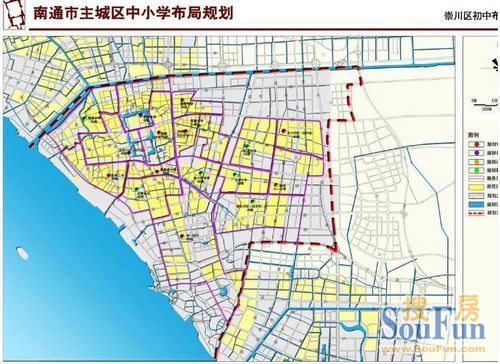 易家桥中学,新桥中学,学田中学,第1初中,第三中学(初中部),崇川学校