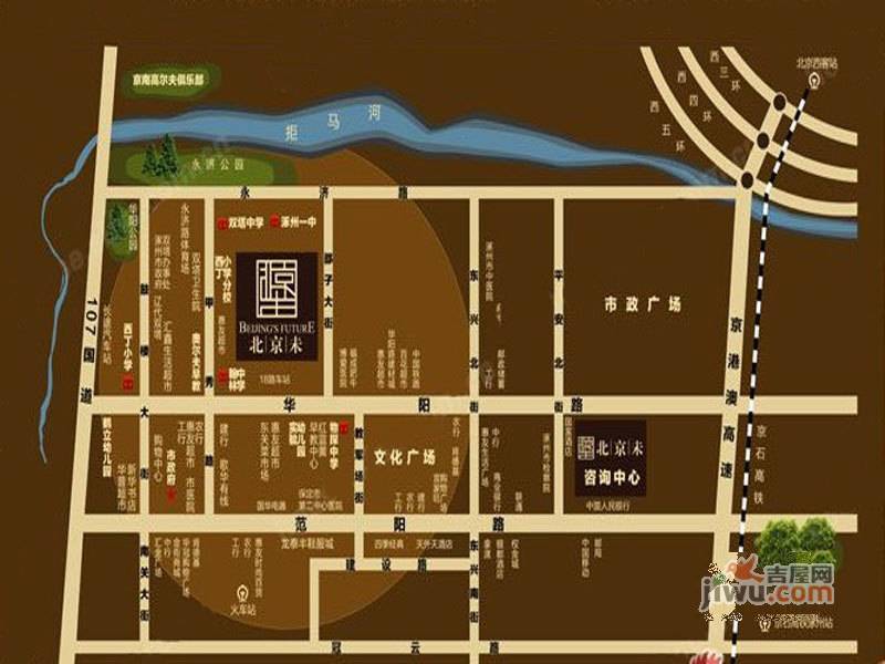 华瑞卓悦城位置交通图