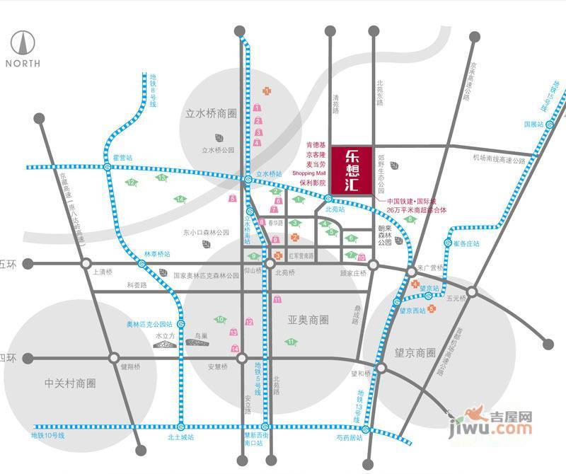 中国铁建国际城乐想汇位置交通图图片