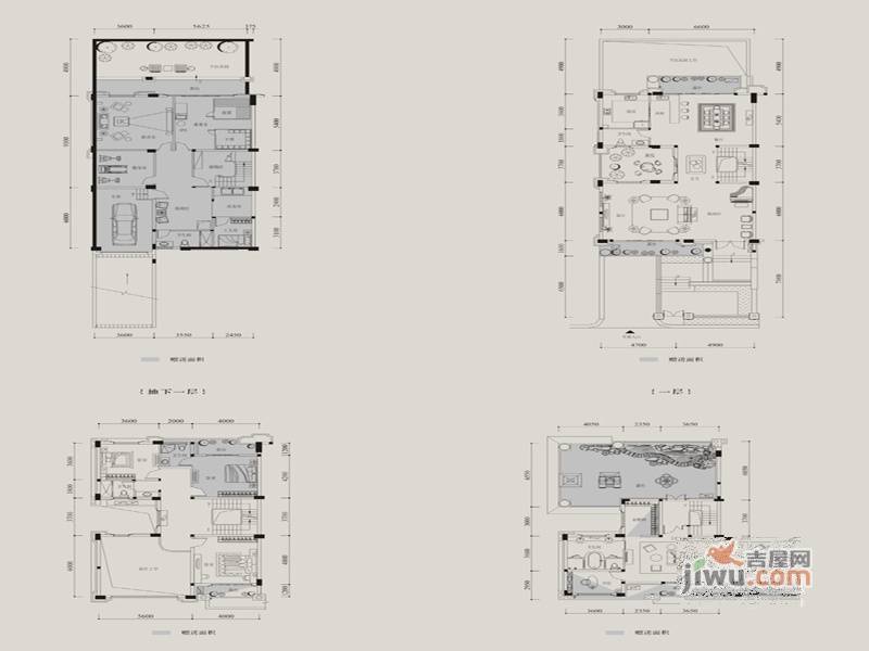 富通圣堤雅迪亚庄园6室3厅5卫286㎡户型图