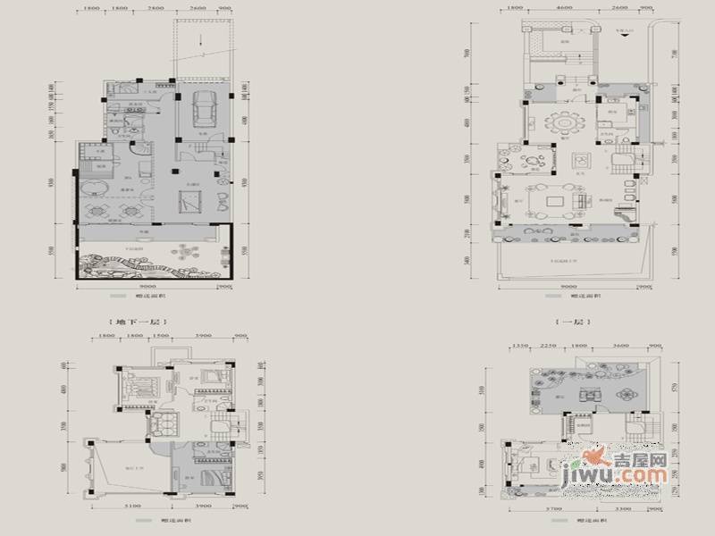 富通圣堤雅迪亚庄园6室3厅5卫260㎡户型图