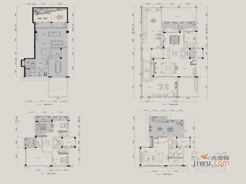 富通圣堤雅迪亚庄园6室3厅5卫313㎡户型图