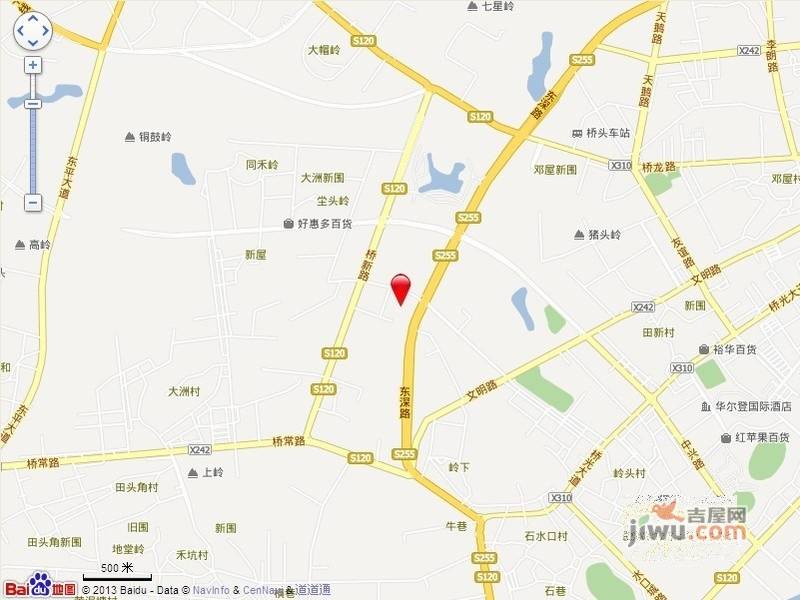 山水江南玖峯位置交通图
