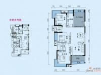 君悦蓝庭3室2厅2卫112.4㎡户型图