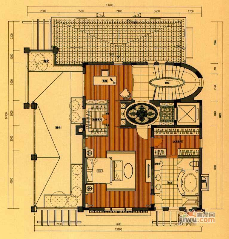 中信御园7室3厅8卫715㎡户型图