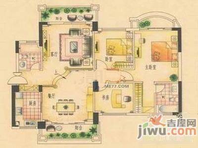 东田丽园五期4室2厅3卫290㎡户型图