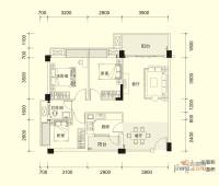 宏新蜜糖小城3室2厅1卫85㎡户型图