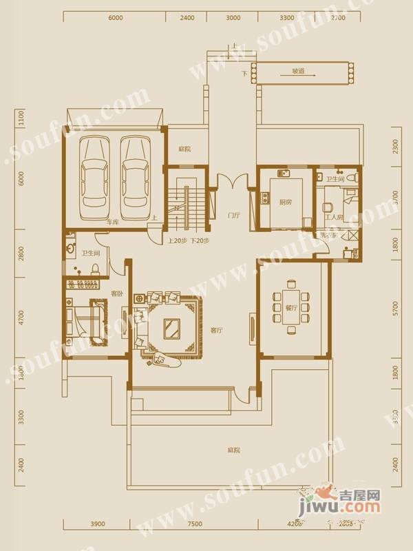 鸿嘉星城西湖别院3室0厅0卫600.5㎡户型图