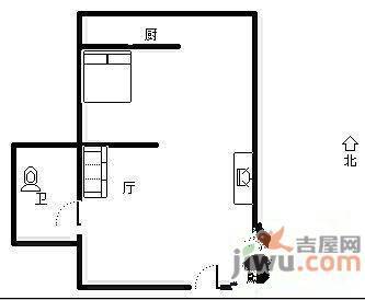 泰华曼哈顿1室1厅0卫户型图