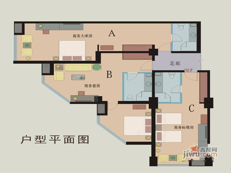 泰华曼哈顿1室1厅0卫户型图