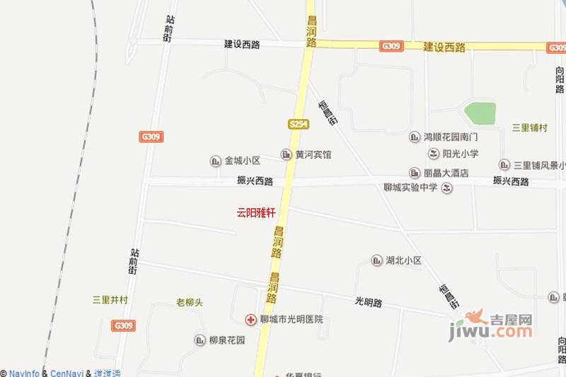 云阳雅轩位置交通图图片
