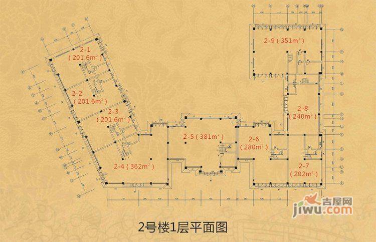 龙堤普通住宅125.6㎡户型图