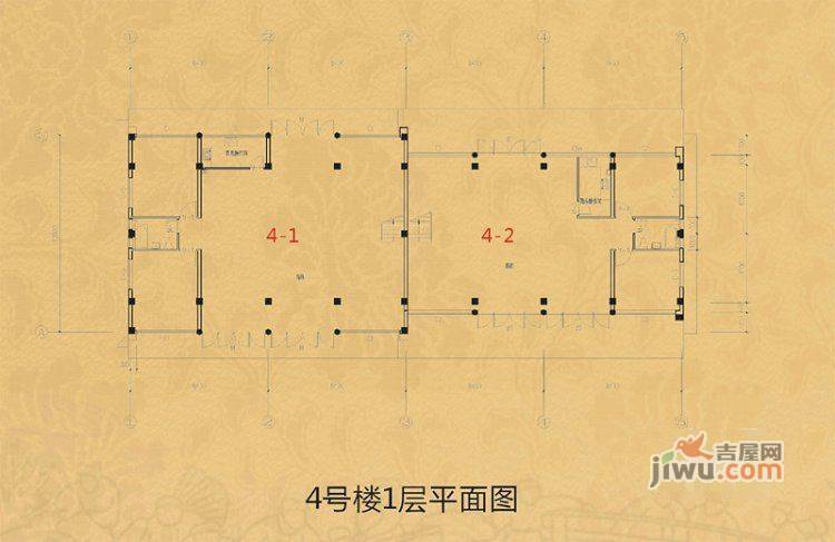 龙堤普通住宅125.6㎡户型图