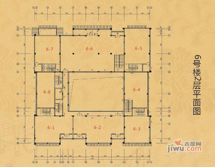 龙堤普通住宅125.6㎡户型图