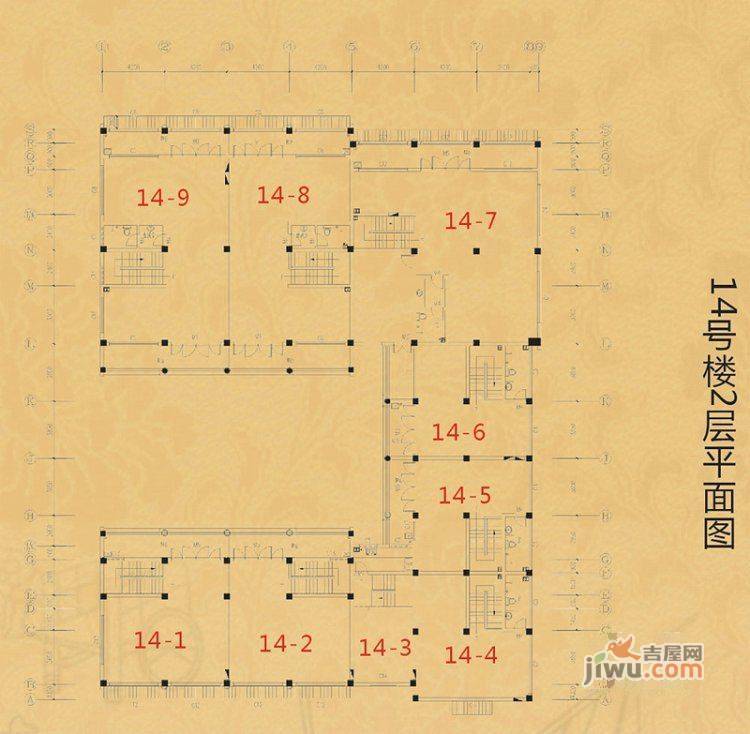 龙堤普通住宅125.6㎡户型图