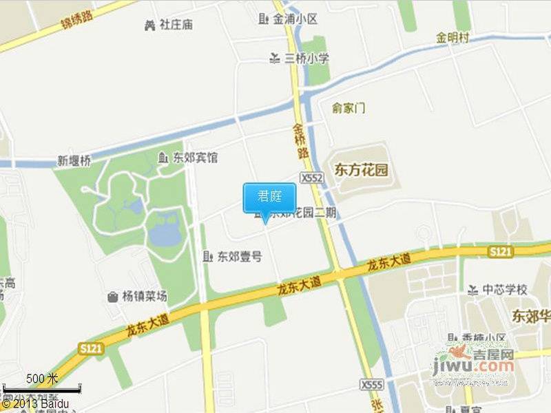 华洲君庭位置交通图图片