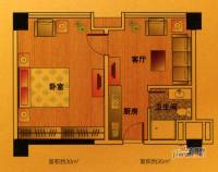 重固新世纪商业广场普通住宅30㎡户型图