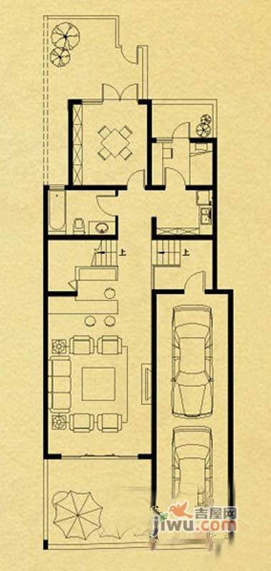龙湖郦城0室2厅1卫户型图