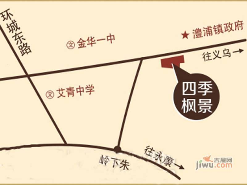 茂新四季枫景位置交通图图片