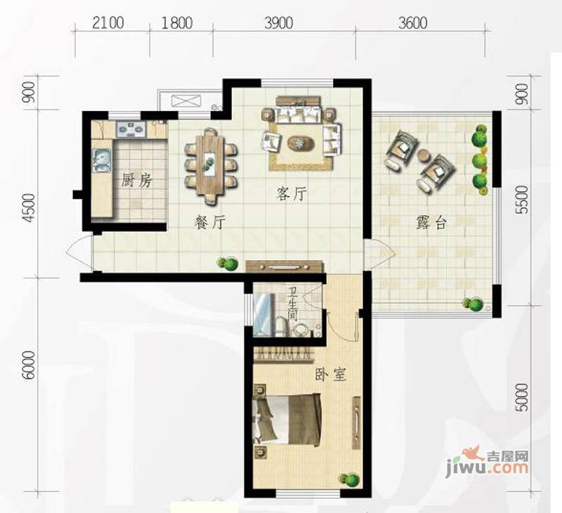 桃源小洲4室2厅3卫194㎡户型图