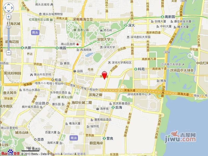 深圳市软件产业基地位置交通图图片