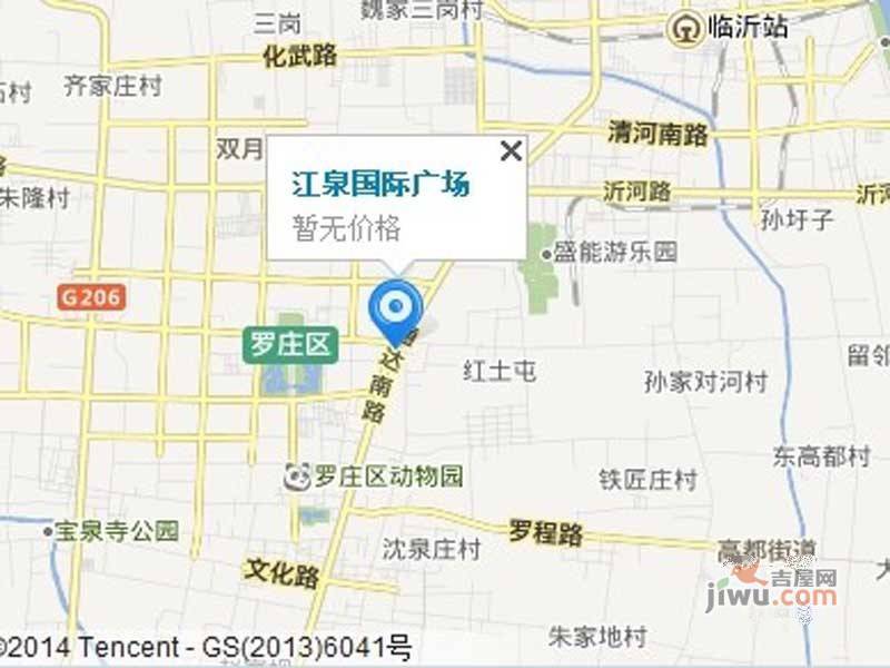 江泉国际广场位置交通图