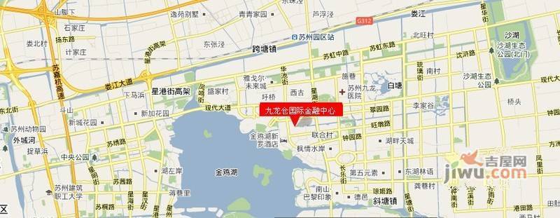 苏州九龙仓国际金融中心位置交通图图片