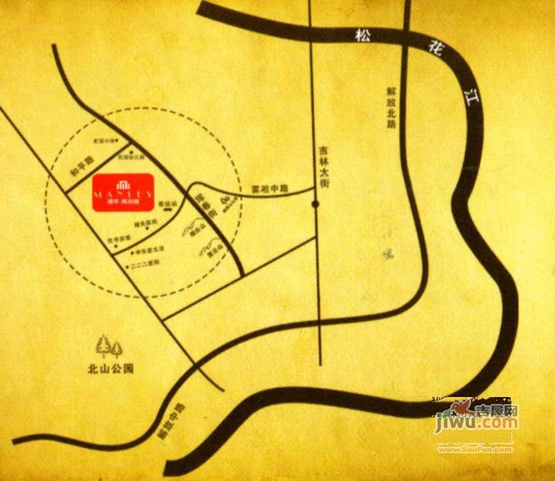 神华万利城位置交通图图片