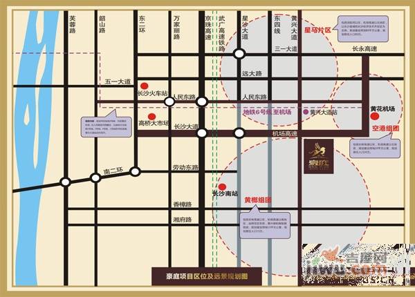 江城豪庭位置交通图图片