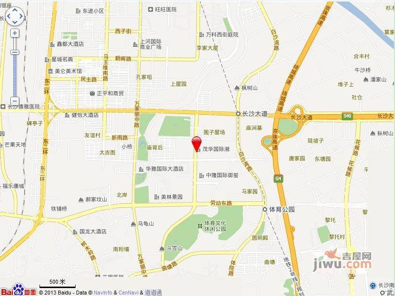 茂华国际湘位置交通图1