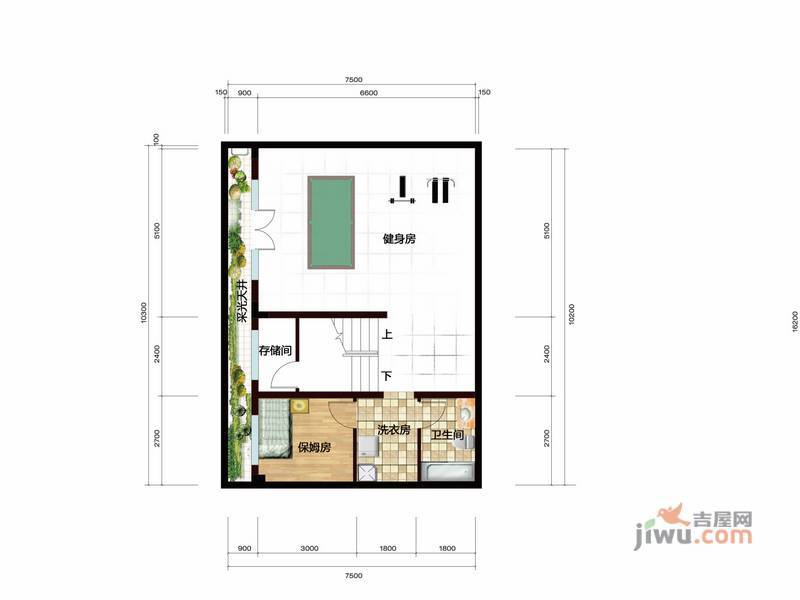 关山壹品5室2厅4卫366.5㎡户型图