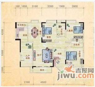 和馨佳园4室2厅2卫户型图