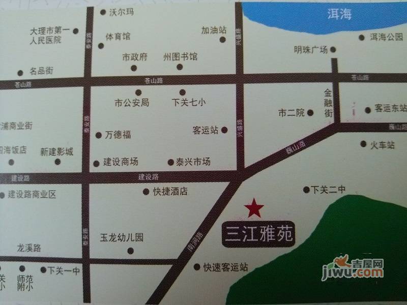 三江雅苑三期位置交通图图片