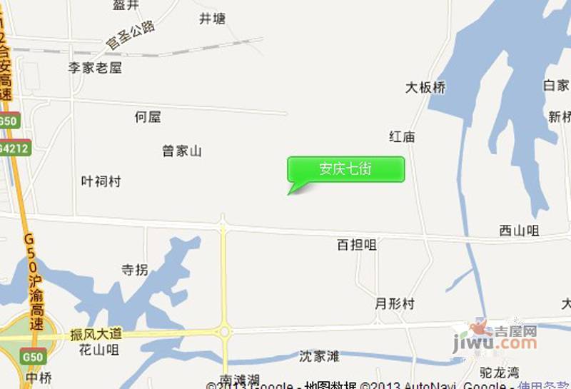 安庆七街位置交通图