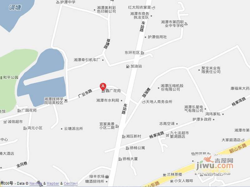 鑫广花苑位置交通图1