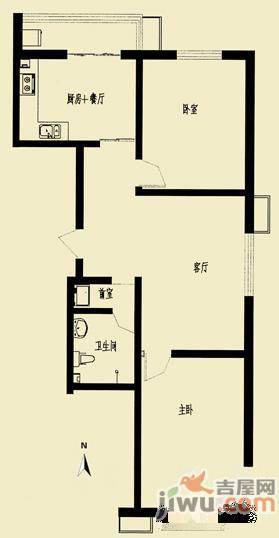 现代幸福城4室2厅2卫231.5㎡户型图