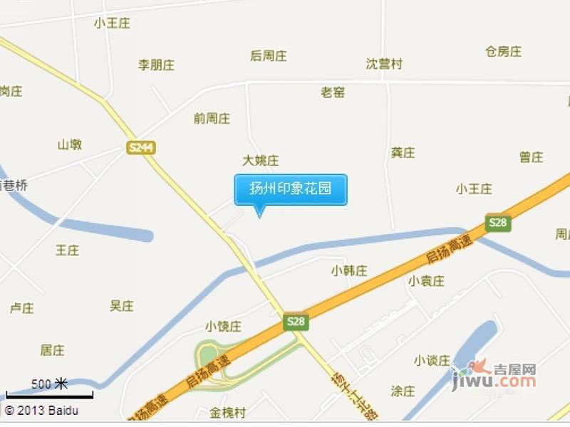 扬州印象花园位置交通图图片